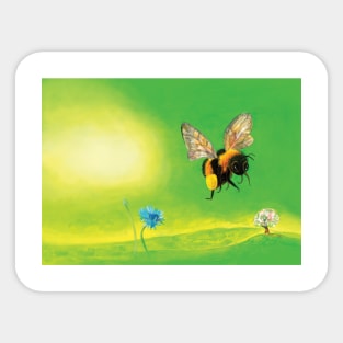 Flight of the Bumblebee Illustration Sticker